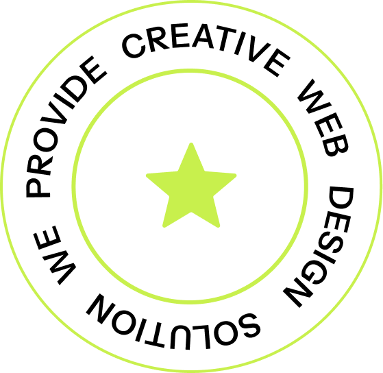 Web and White creative web design services badge